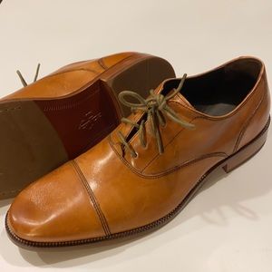 Cole Haan oxford style brown leather shoe. Size 11.5 slightly used.